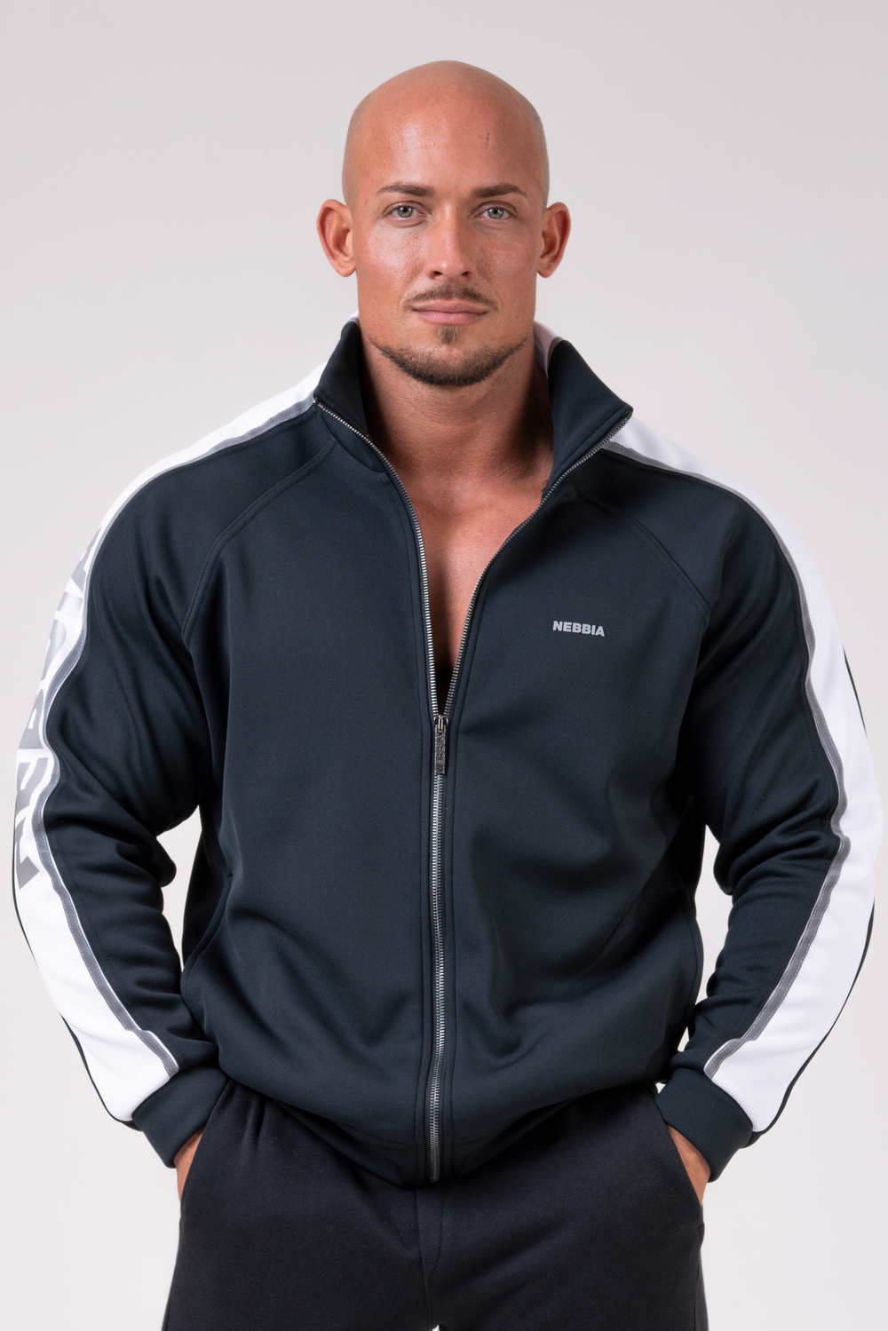 Кофта мужская Iconic Nebbia jacket of Champions 176 black