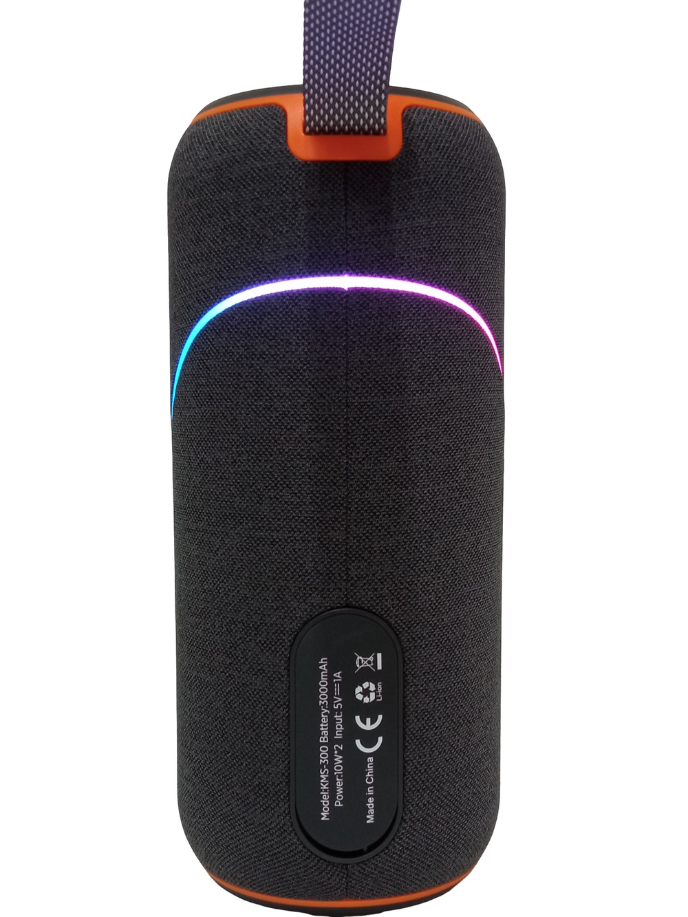 Беспроводная колонка портативная Extra Bass FM,TWS.USB,TFcard LED KMS-300