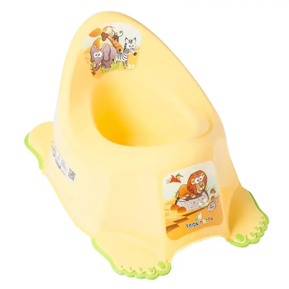 Горшок детский &quot;Сафари&quot; нескользящий (yellow-желтый)