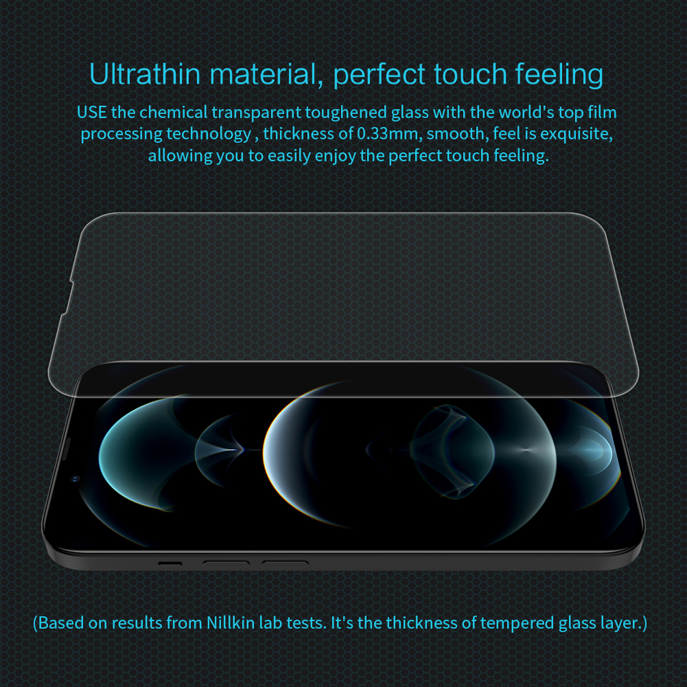 Защитное стекло с прозрачными рамками от Nillkin для iPhone 13 Pro Max и 14 Plus, серия H Anti-Explosion Glass Screen Protector