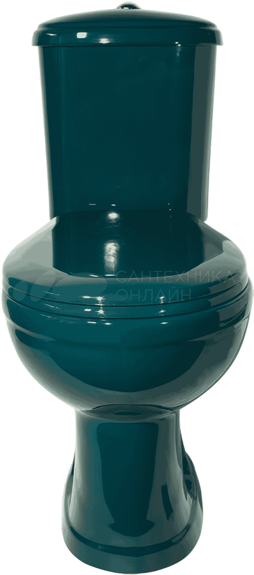 Унитаз-компакт "Дора" зелёный стандарт