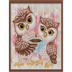 Aлмазная мозаика Милые совы