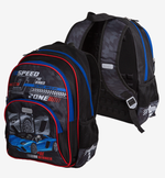 Рюкзак школьный 38x27x17 см 14л "Basic. Speed Zone" (Attomex)