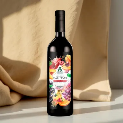 Фотография Сангрия б/алко «Кавказский Целитель» / 750 мл купить в магазине Афлора