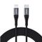 Кабель Choetech Nylon Braided Cable MFi USB-C to Lightning 1.2 м (IP0039), темно-серый