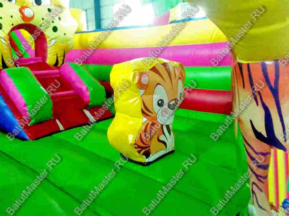 Коммерческий батут "Тигриная страна" 10*6*5 м