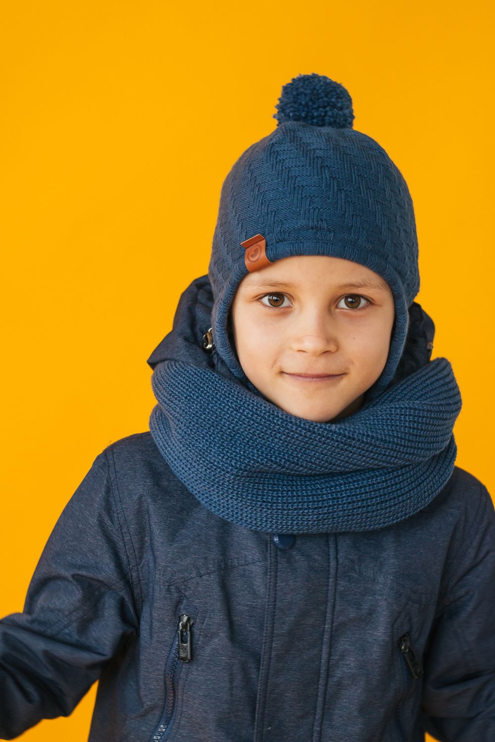 Шапка весенняя/осенняя вязаная КОДИ (Гроза)