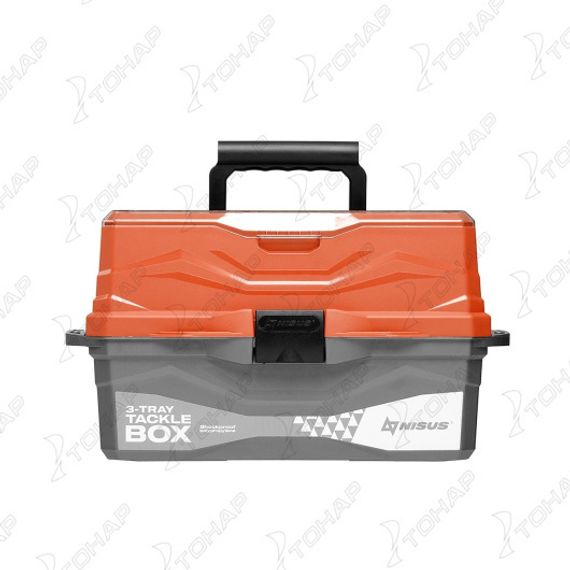 Ящик для снастей NISUS Tackle Box трехполочный оранжевый (N-TB-3-O)
