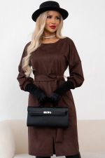 Платье Стефани (мокко мусс)-52р-р Р11-1239/2 Nikol