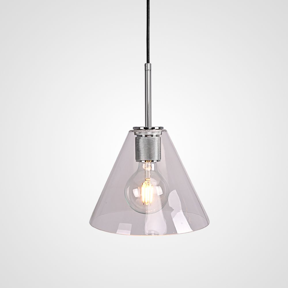 Подвесной светильник RH Utilitaire Funnel Pendant Silver