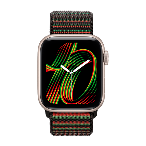 Умные часы Apple Watch SE 3 (2025) GPS, 40mm, Starlight Aluminium Case with Black Unity Sport Loop