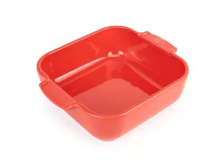 Peugeot - Керамическое блюдо Appolia 21x16см красное / артикул   60213  / GTIN 4006950060213