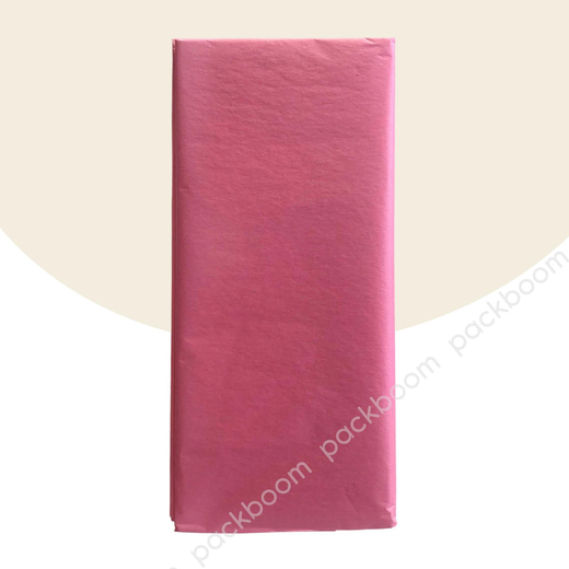 Бумага тишью 50 х 66 см (10 листов), розовая