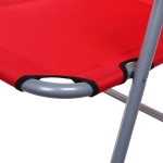 Стул 87*56*65см «Трон» складной, красный ДоброСад