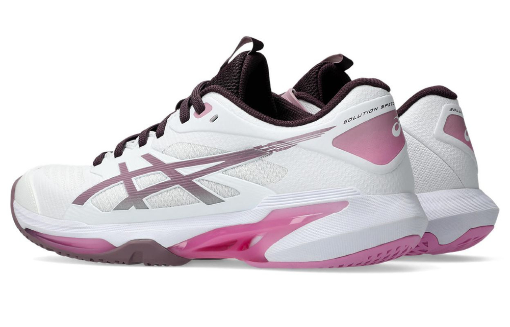 Женские Кроссовки теннисные Asics Solution Speed FF 4 - white/dusty mauve