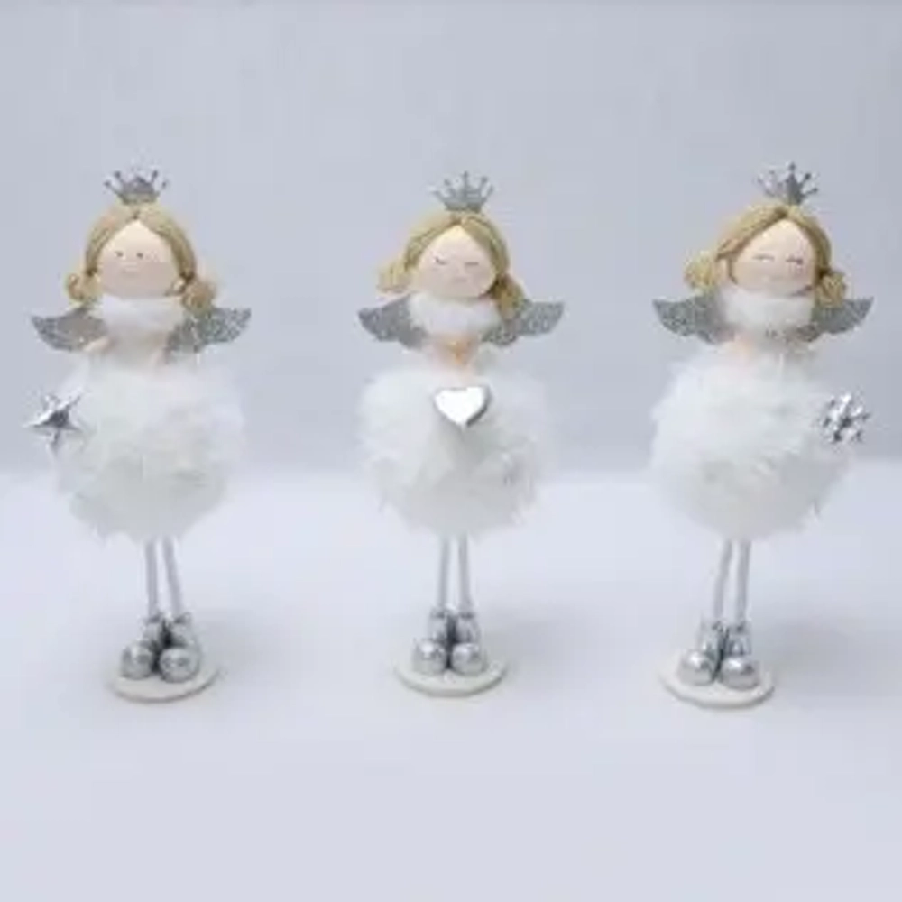 Фигурка новогодняя «Настоящая принцесса» 22 см, серебро
