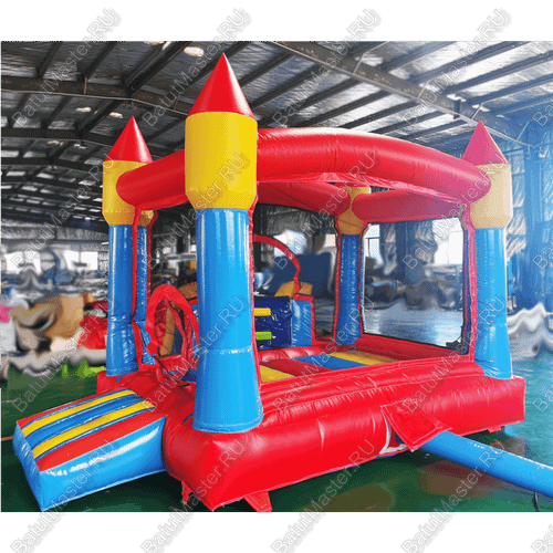 Надувной батут "Мини-Замок" 3,5*3*2,8 м.