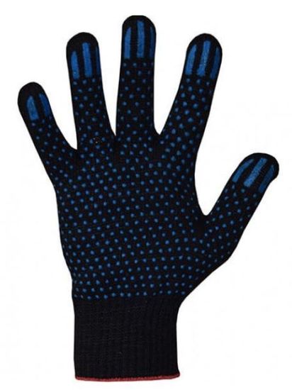 Перчатки х/б двойной вязки с ПВХ "Точка"