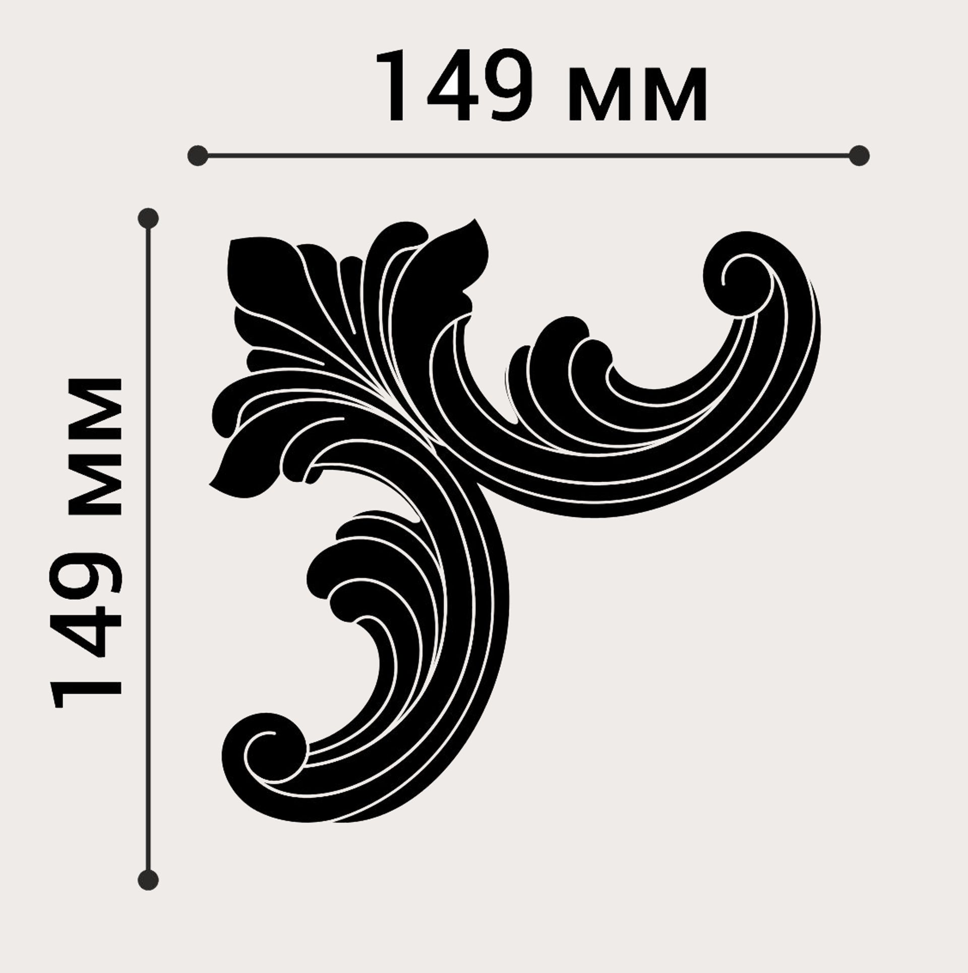 Угол декоративный М30У1