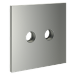 Накладка для розетки телевизионной оконечной TV+SAT, S70 (сталь)