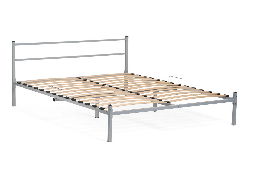 Полутораспальная кровать Фади 120х200 серая