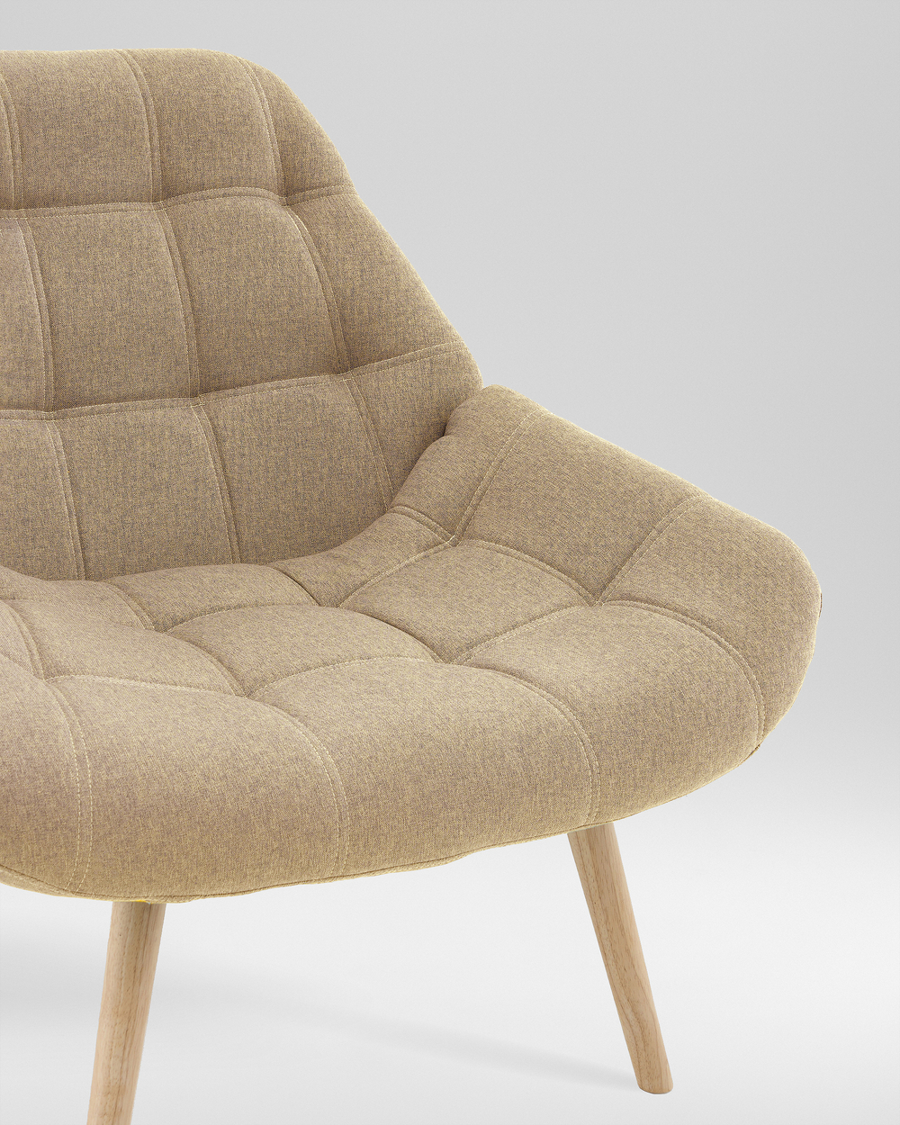 Кресло Олби Квадро бежевый