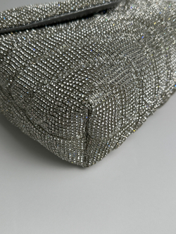 Сумка Saint Laurent Loulou Small crystal shoulder bag