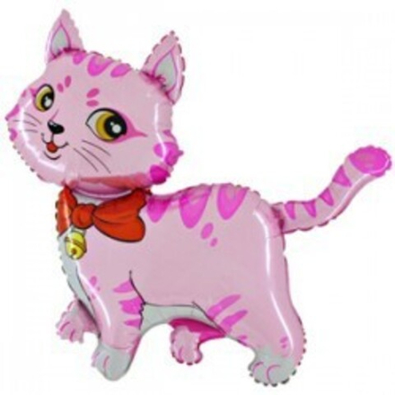 F Мини-фигура, Милый котенок (розовый), 14''/34 см, 5 шт.