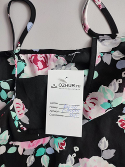 Топ с цветами 42 размер