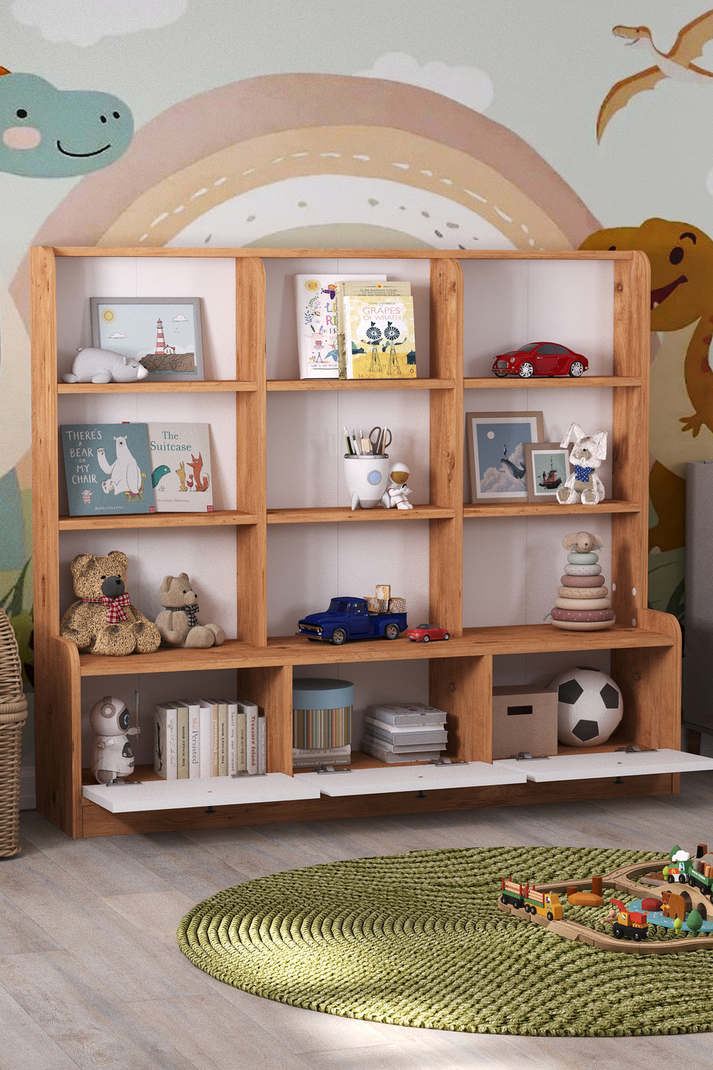 Шкаф для игрушек DEMET - сосна