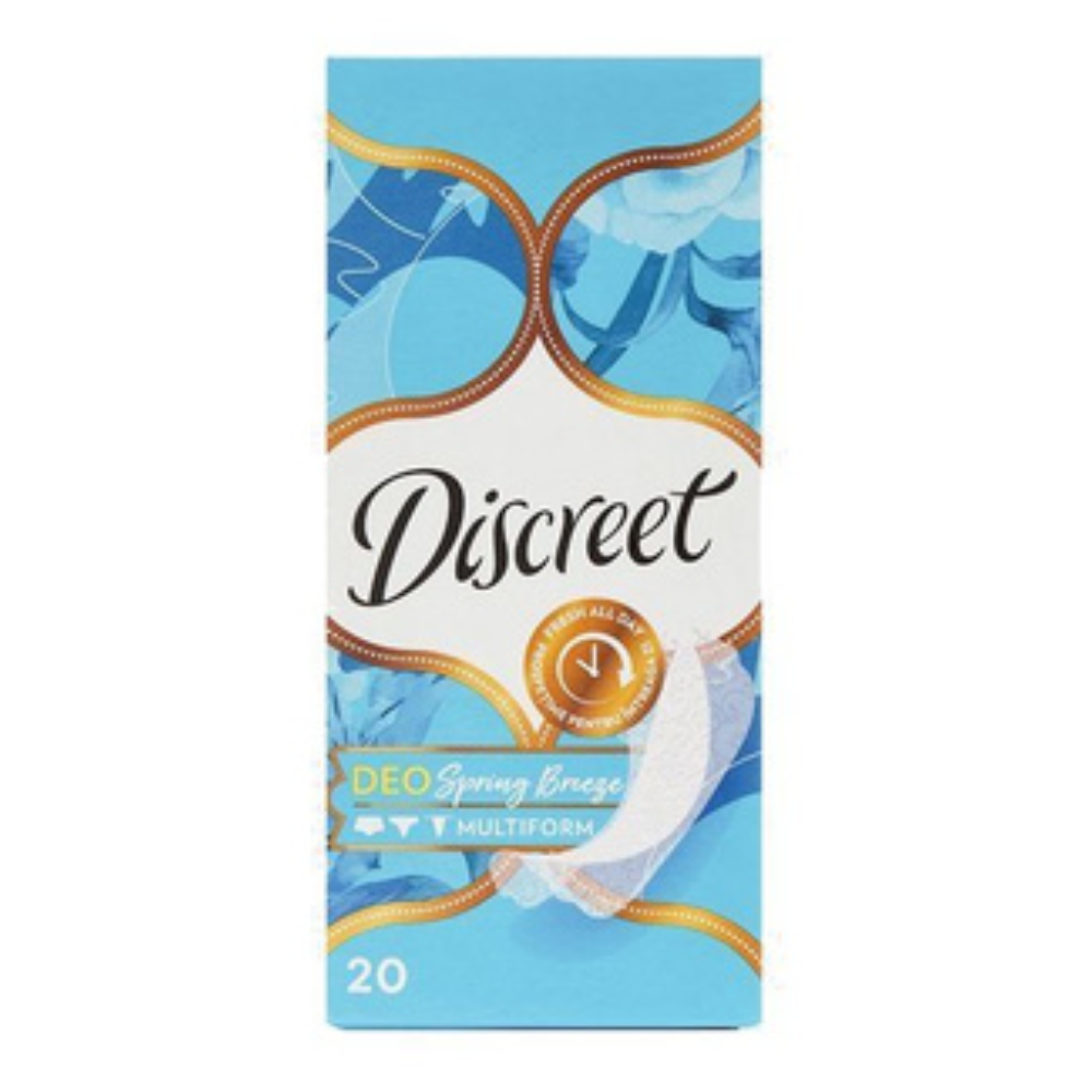 Прокладки ежедневные DISCREET DEO Spring Breeze мультиформ 20 шт
