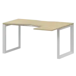 Стол эргономичный правый на металлокаркасе НТМП.О-040.ПР  1400x1000x750 Аргентум-МП