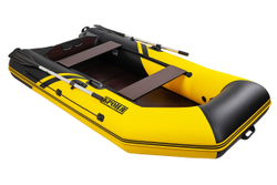 Лодка ПВХ БРОНЯ 280 СК Жёлтый - чёрный
