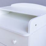 Комод детский "Колибри" (бел/гик)