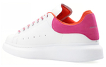 Alexander McQueen Oversized Low Top Sneakers "White Rose Pink" Women"s