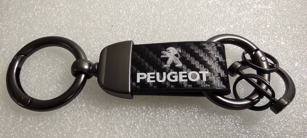 Брелок "Peugeot" карбон mini (1 шт.)