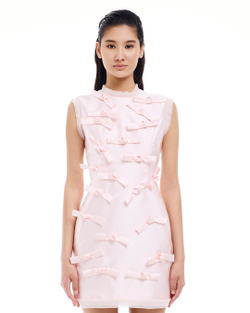 Платье Bambini (Бамбини) мини, розовое