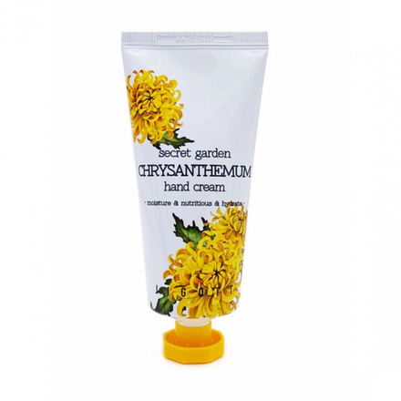 JIGOTT SECRET GARDEN CHRYSANTHEMUM HAND CREAM Крем для рук с экстрактом хризантемы 100мл
