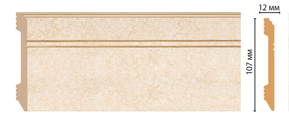 Плинтус DECOMASTER D105-18D (107*12*2400мм)