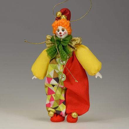 Ёлочная игрушка Рыжий клоун