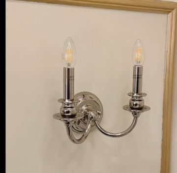 Бра 2*E14 3102/A без абажуров никель CALIFORNIA Newport