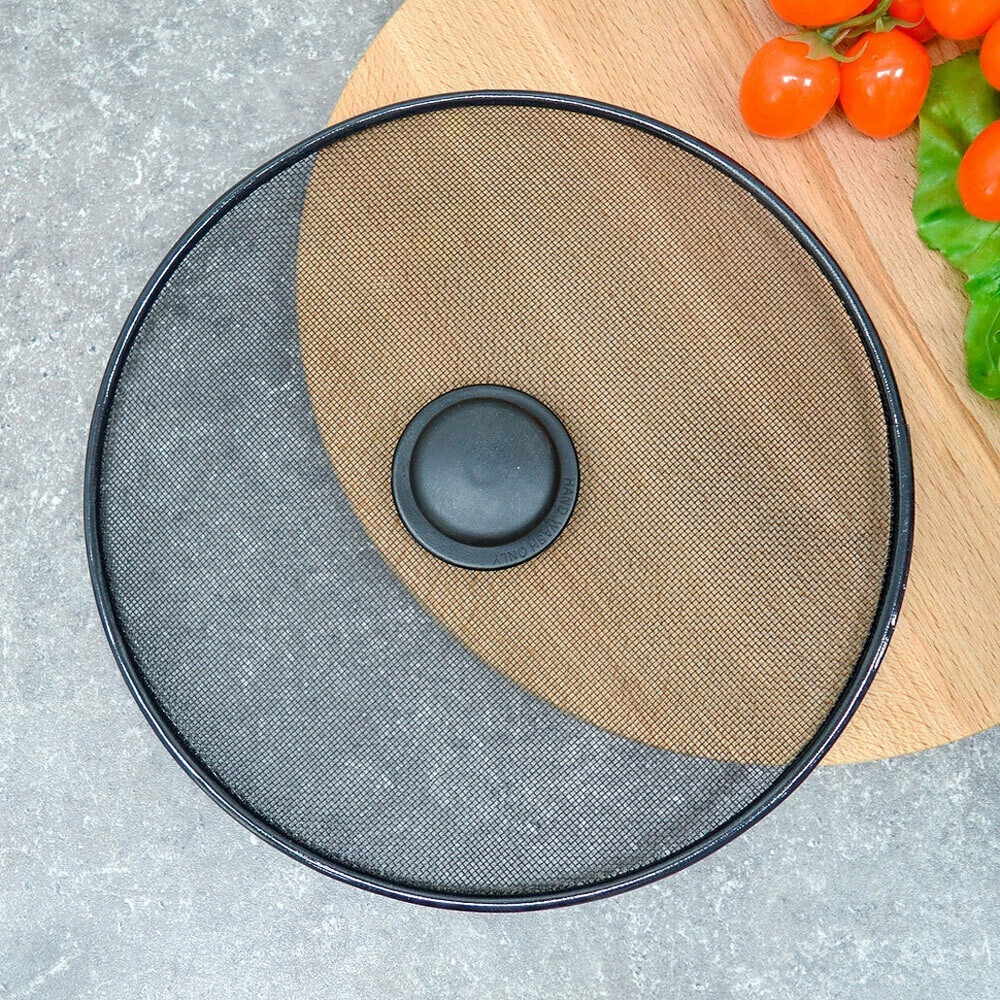 Крышка-сетка от брызг 25см с ручкой