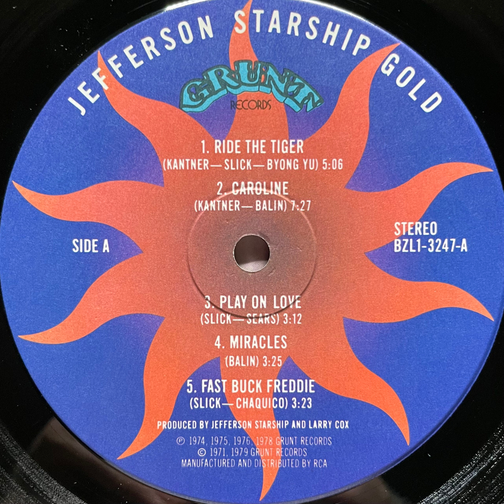 Jefferson Starship ‎– Gold (США 1979г.)