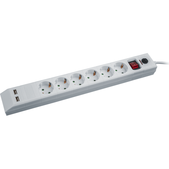 Фильтр сетевой NSP-USB 6*1,8м USB 26515