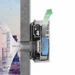 Очиститель воздуха приточный Ballu ONEAIR ASP-100 серый с датчиком CO2