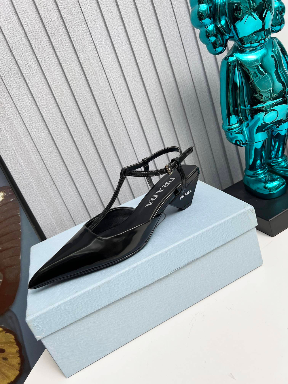 Prada Satin Slingback Pumps
