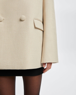 Жакет однобортный, Бежевый