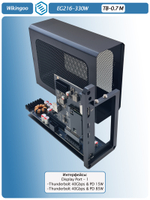 Внешний корпус для видеокарты Wikingoo EG216 - 330W. EGPu. Thunderbolt 3/4.