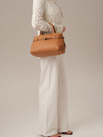 Кожаная сумка DBR Muse 31399 коричневый лист