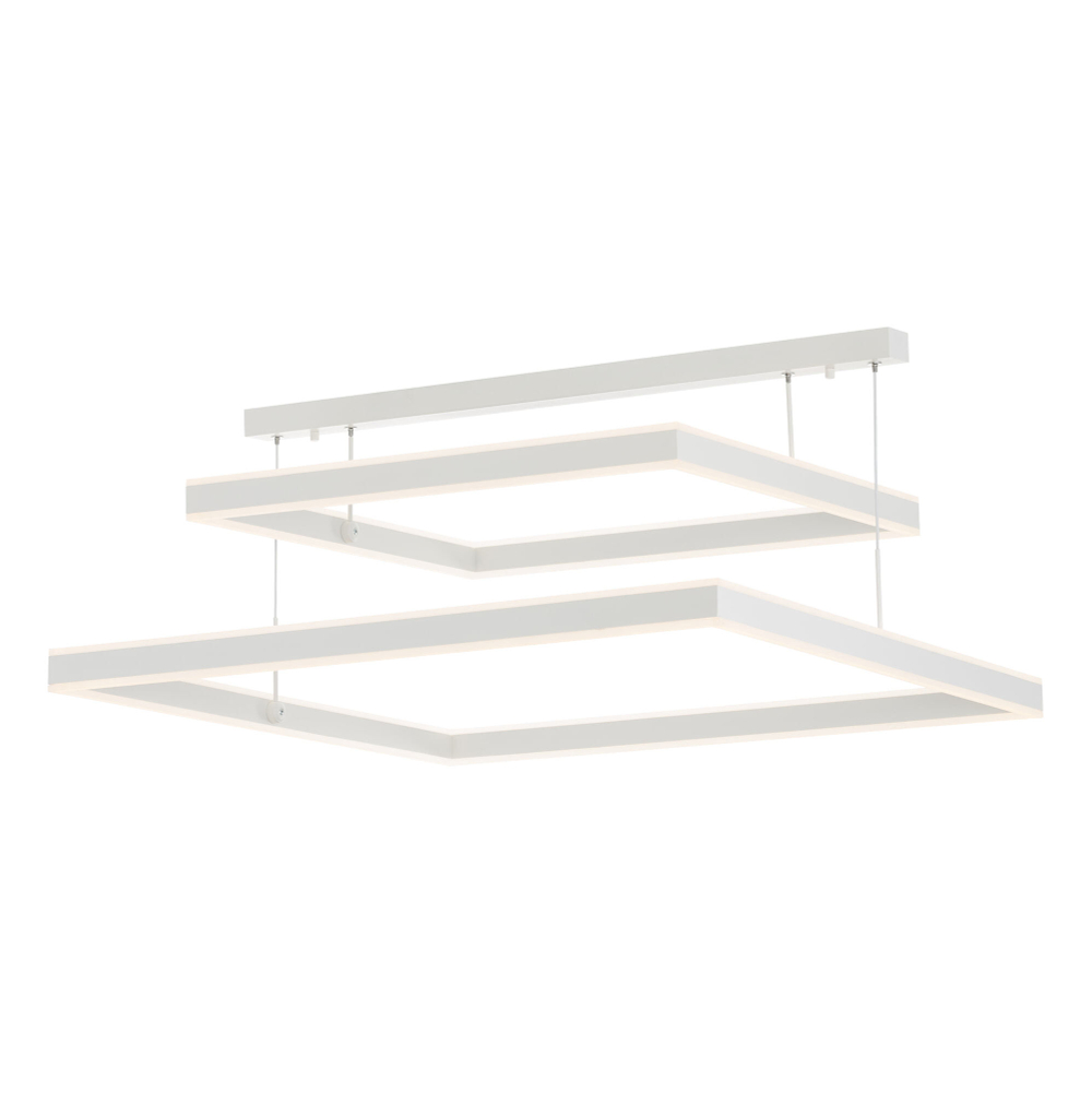 Citilux Дуэт CL719K210 LED Люстра подвесная с пультом Белая